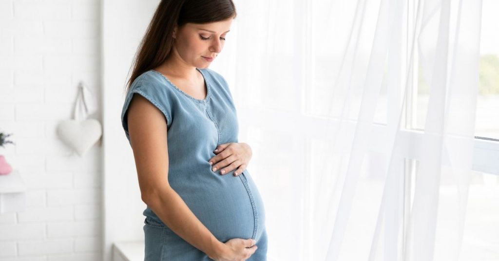 An infant’s brain development may be affected by stress during pregnancy